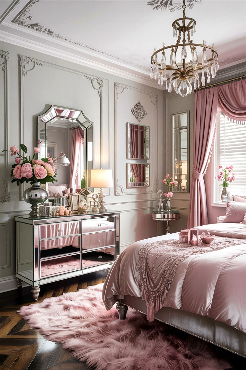Glam Bedroom - 30 apartment bedroom ideas