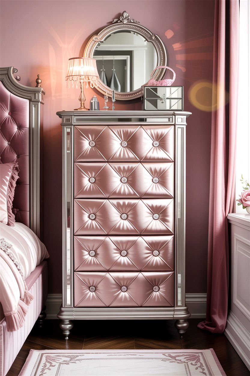 Glam Tall Dresser - 30 bedroom tall dressers