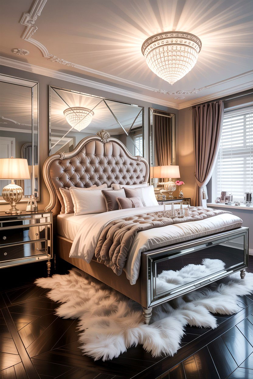 Glamorous Master Bedroom - 30 easy bedroom ideas