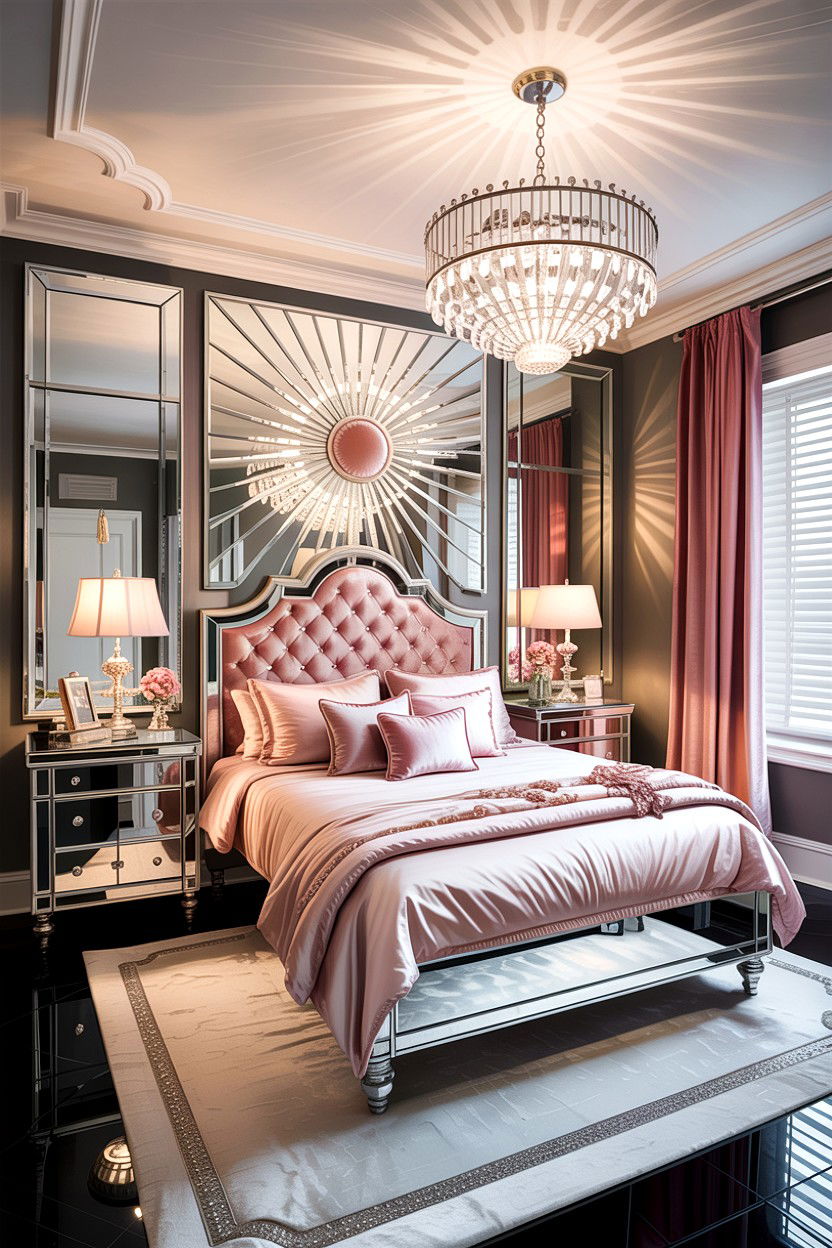 Glamorous Sparkle Bedroom - 30 before and after bedroom ideas