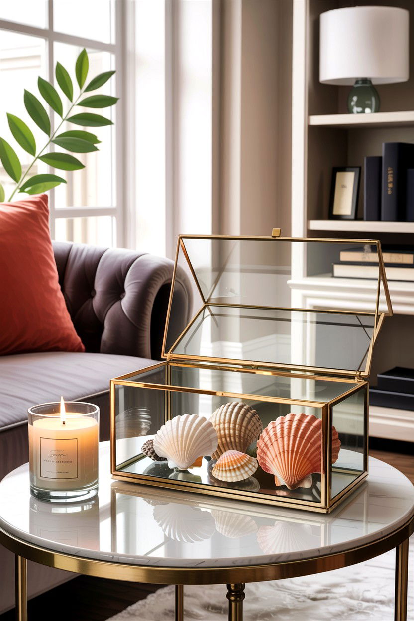 Glass Display Box - 30 living room decorative boxes