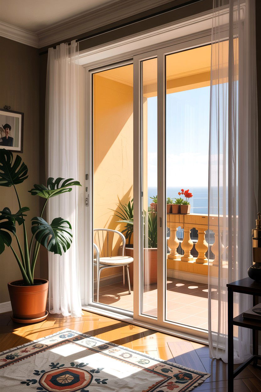 Glass Door To Balcony - 30 bedroom glass doors