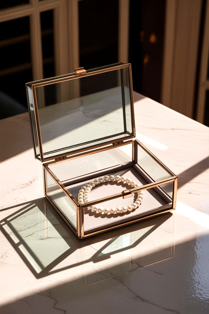 Glass Jewelry Box - 30 bedroom jewelry boxes