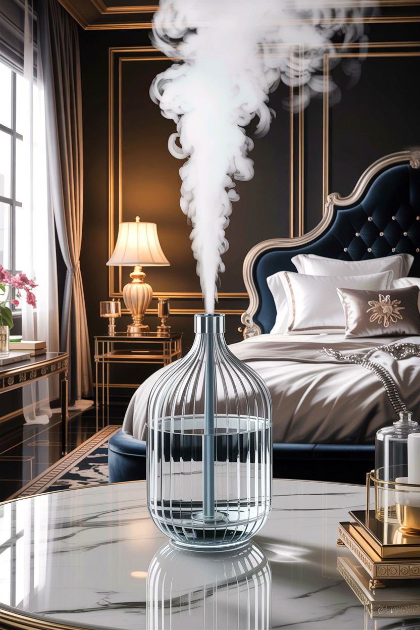 Glass Water Tank Humidifier - 30 bedroom humidifiers