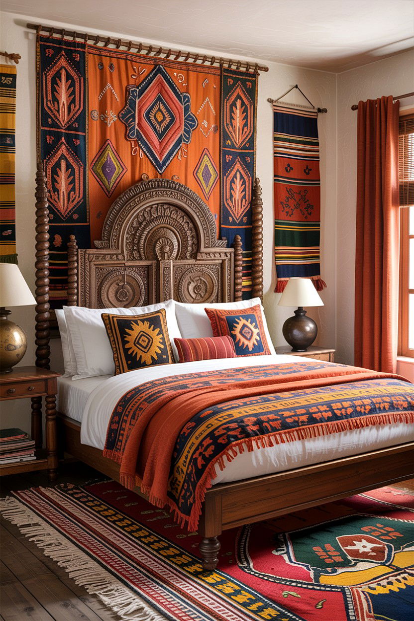 Global Eclectic Bedroom - 30 eclectic bedroom ideas