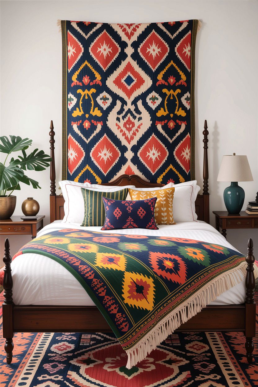 Global Inspired Textiles And Patterns - 30 British colonial bedroom ideas