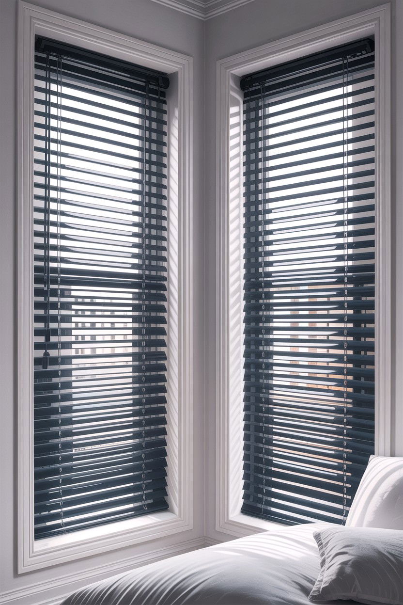 Glossy Venetian Blinds - 30 bedroom venetian blinds