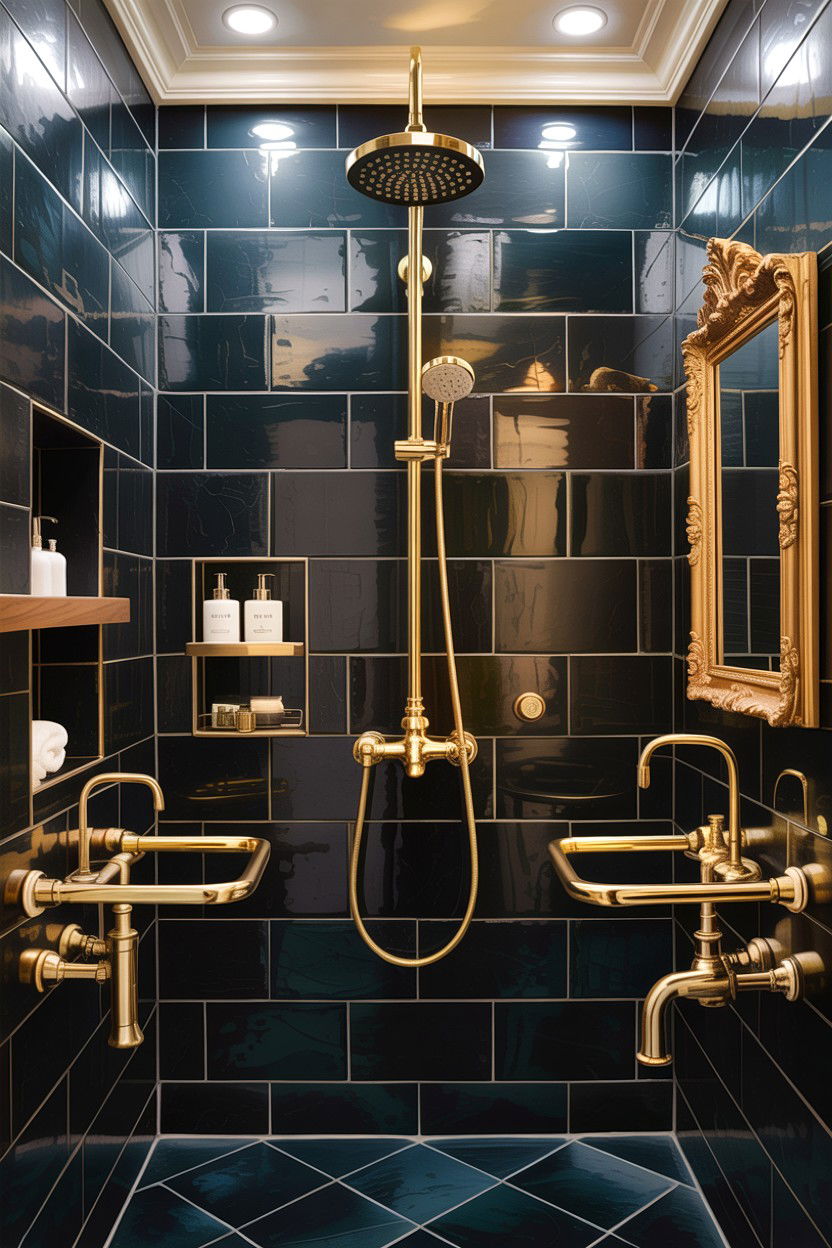 Gold Bathroom Fixtures - 30 Italian bathroom ideas