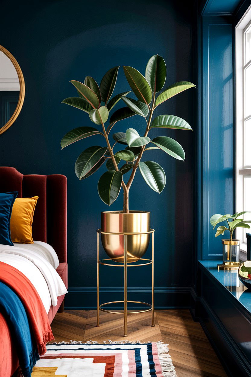 Gold Plant Stand - 30 bedroom plant stands