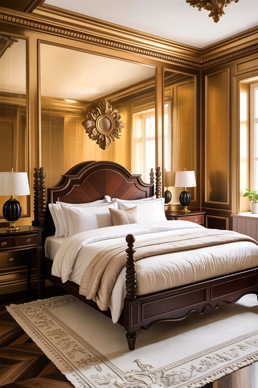 Gold bedroom - 30 bedroom paint colors