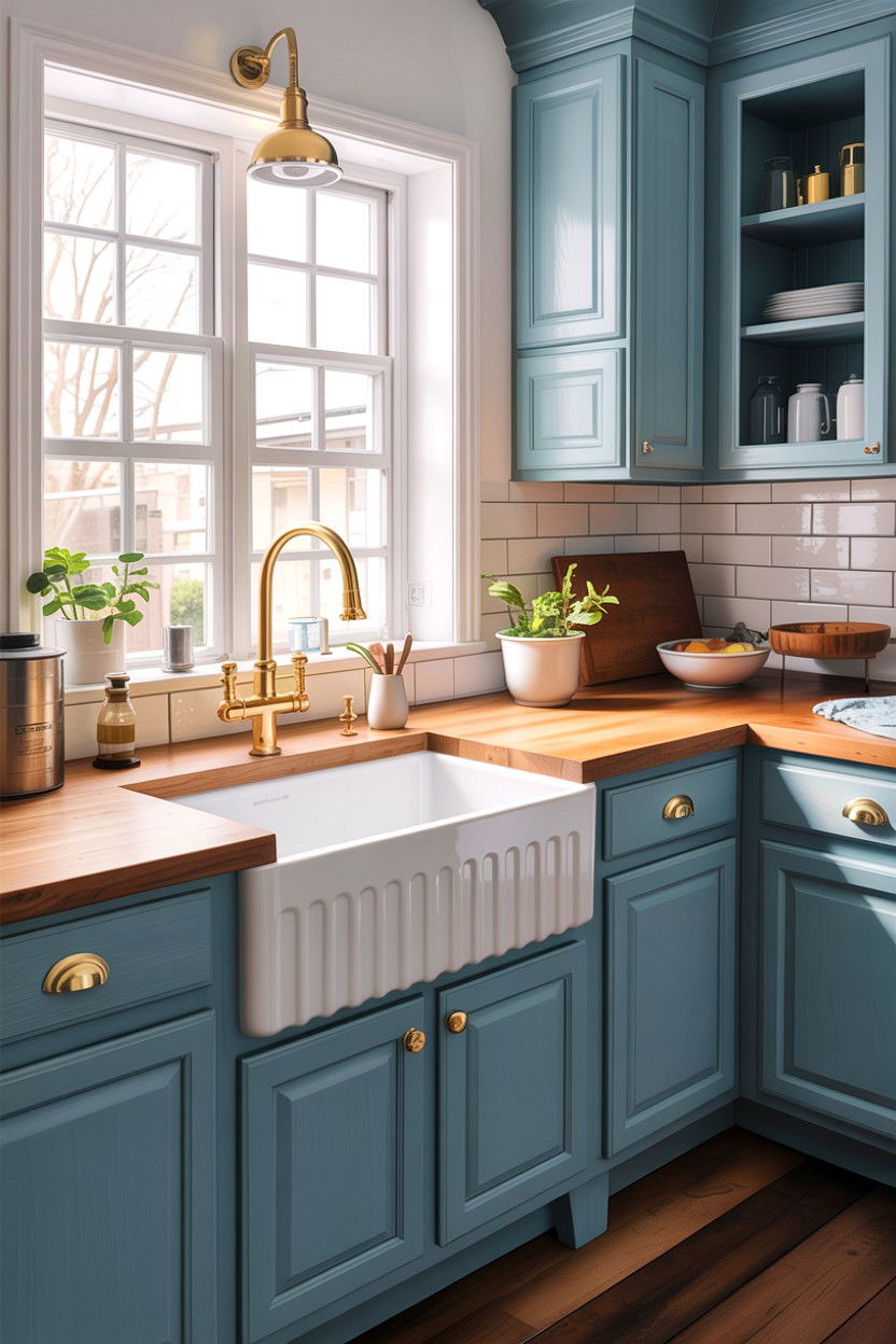 Gold farmhouse sink faucet - 30 gold faucet ideas