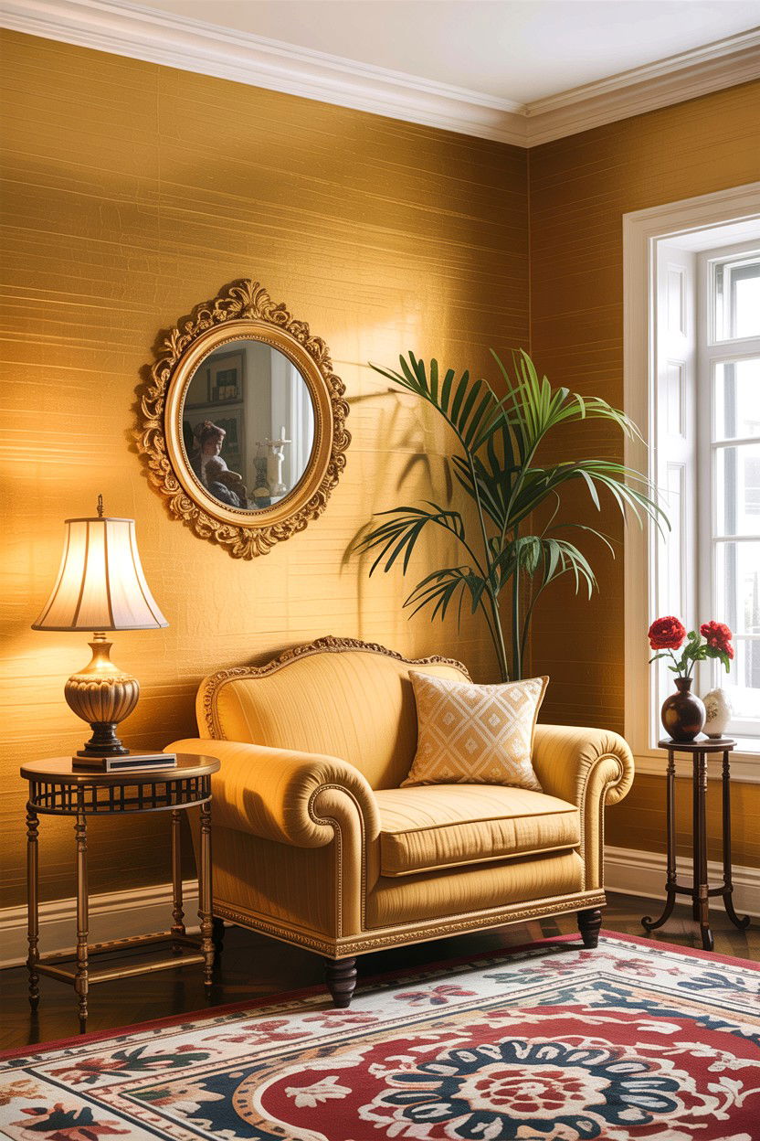 Gold grasscloth wallpaper - 30 living room grasscloth wallpapers