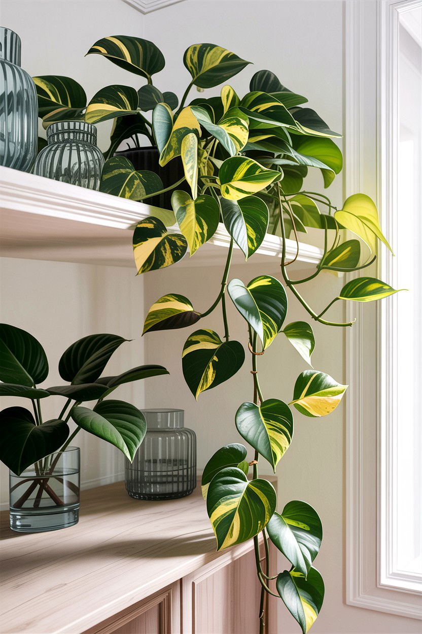Golden Pothos - 30 living room air purifying plants