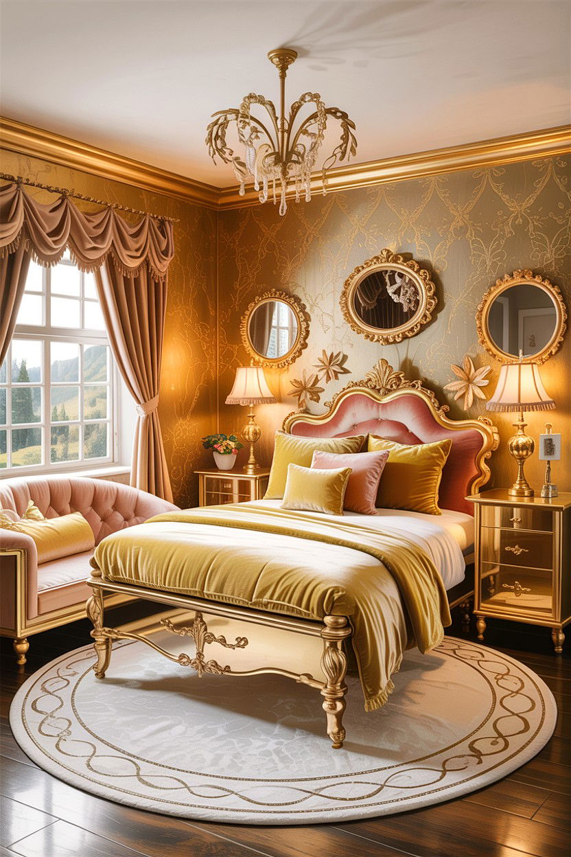 Golden Touch Fairy Bedroom - 30 fairy tale bedroom ideas