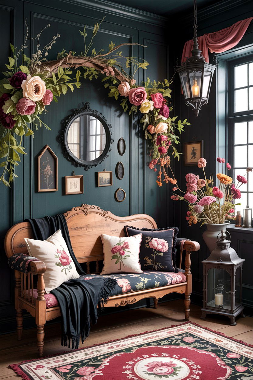 Gothic Cottagecore Living Room - 30 gothic living room ideas