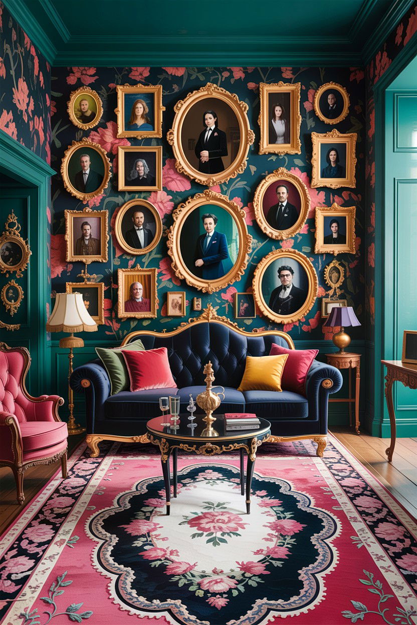 Gothic Maximalist Living Room - 30 gothic living room ideas