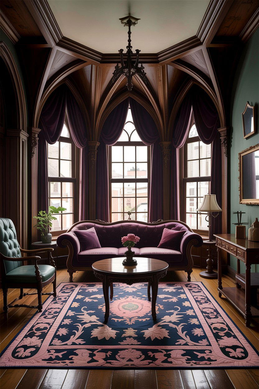 Gothic revival living room - 30 historic home living room ideas