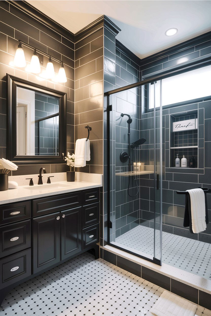 Gray And Black Bathroom - 30 gray bathroom ideas