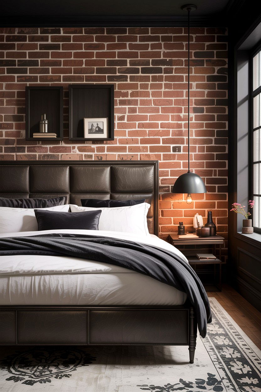 Gray Leather Headboard - 30 bedroom leather headboards