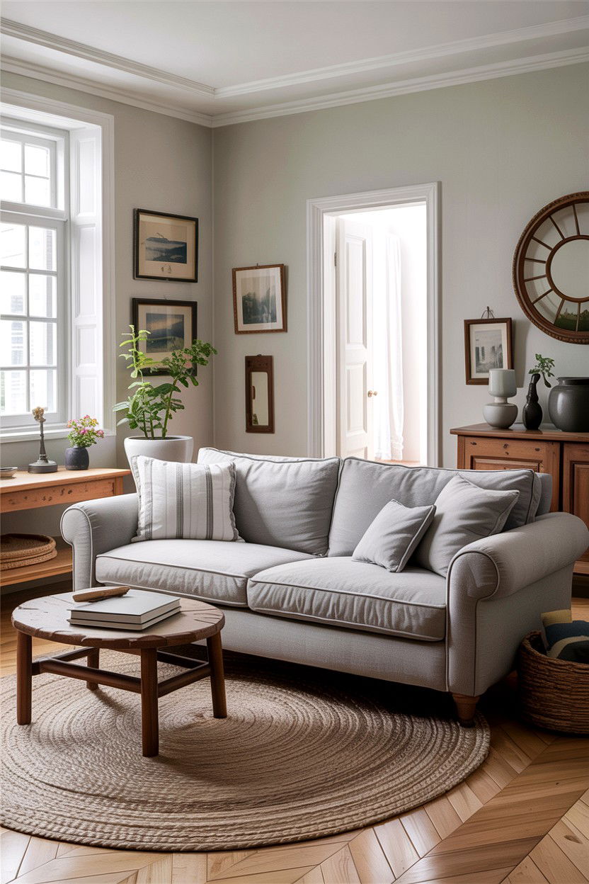 Gray Linen Sofa Living Room - 30 living room gray furniture ideas