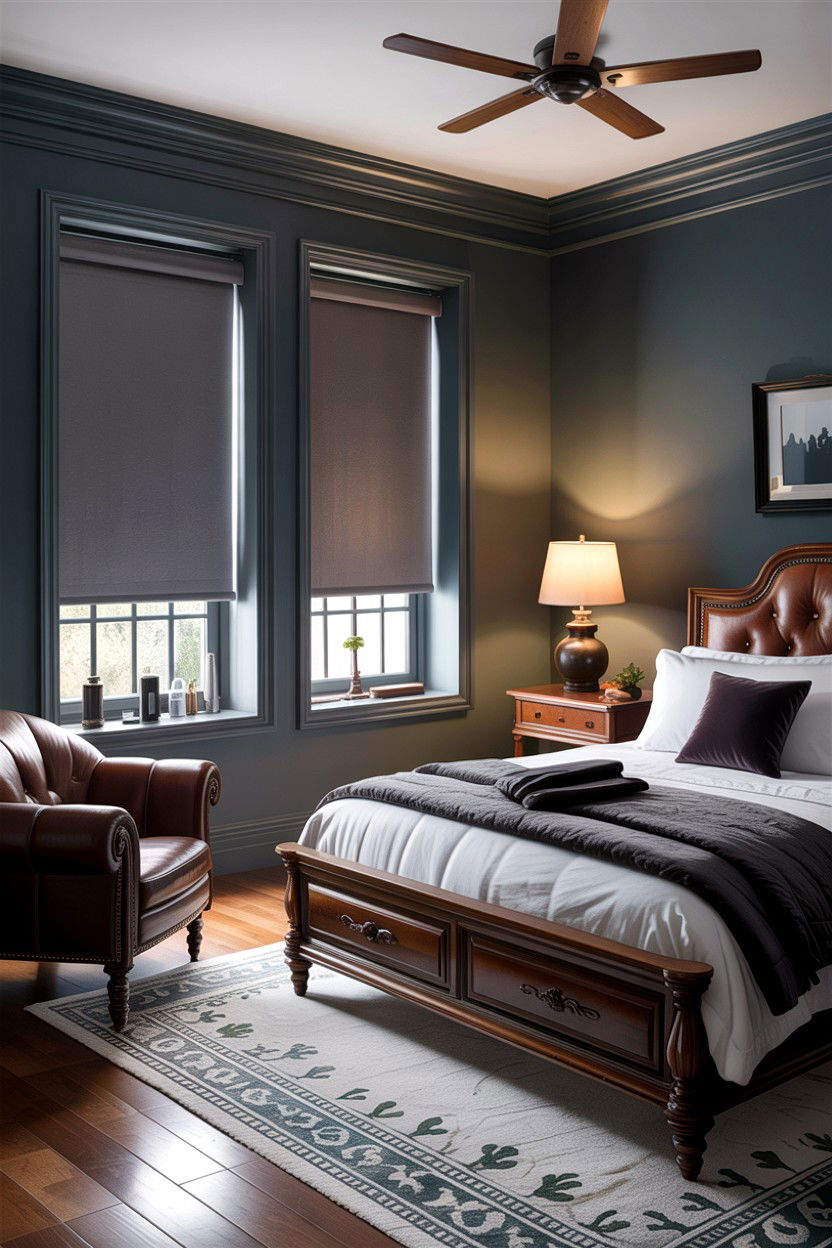 Gray Roller Blinds - 30 bedroom roller blinds