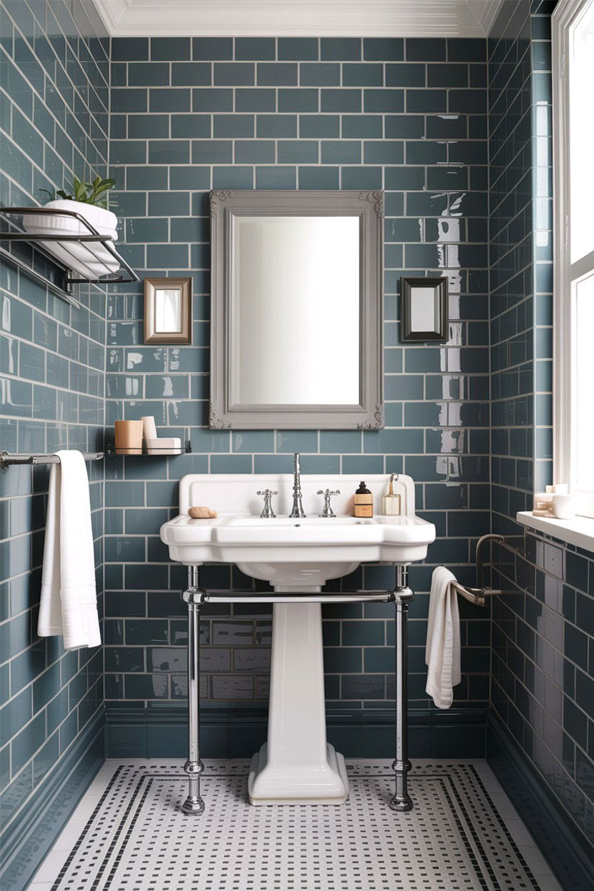 Gray Subway Tile Bathroom - 30 gray bathroom ideas