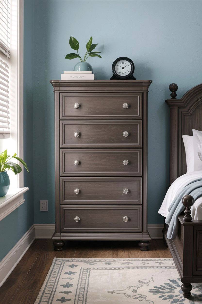 Gray Tall Dresser - 30 bedroom tall dressers