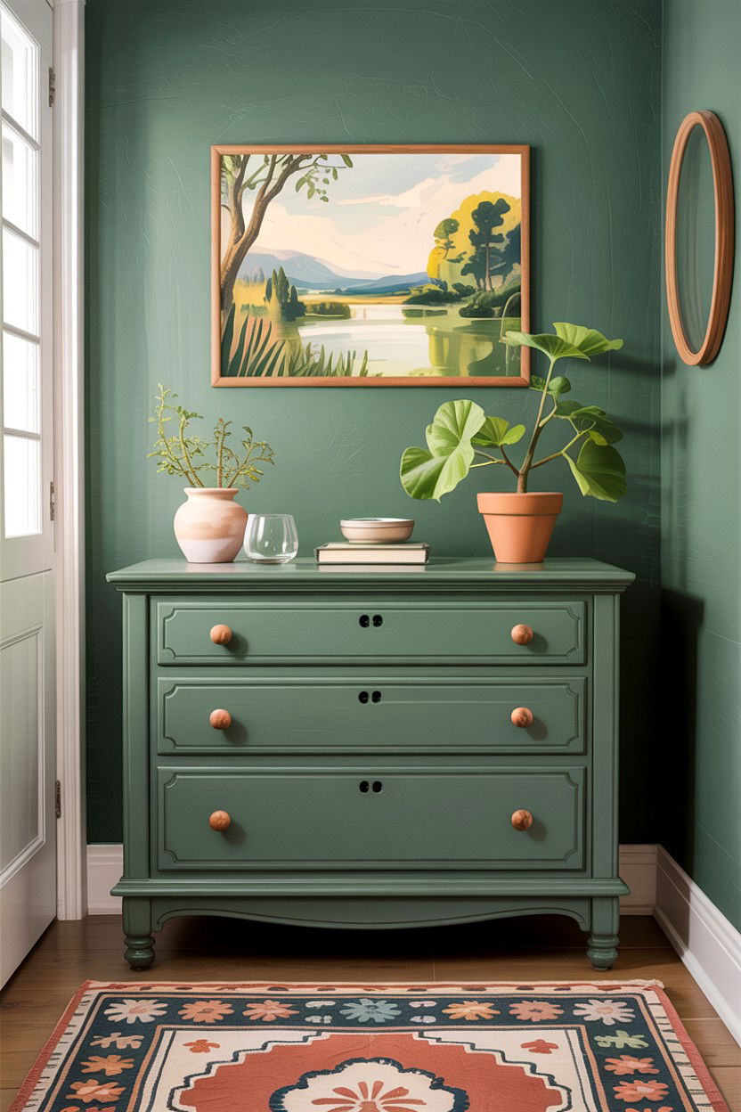 Green Dresser - 30 bedroom dressers