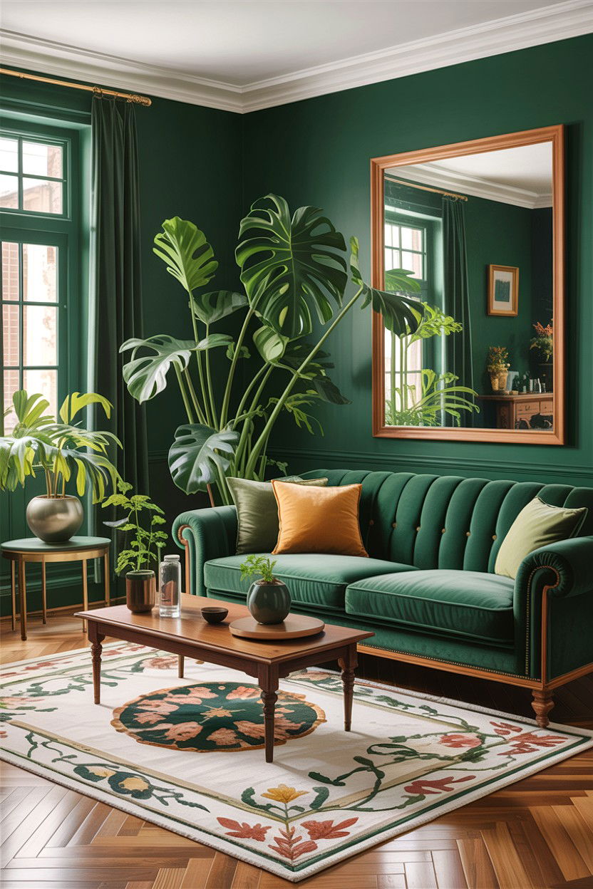 Green Formal Living Room - 30 formal living room ideas