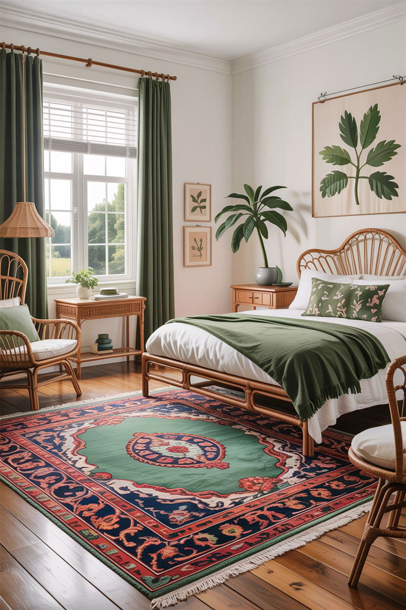 Green Persian Rug Bedroom - 30 bedroom Persian rugs