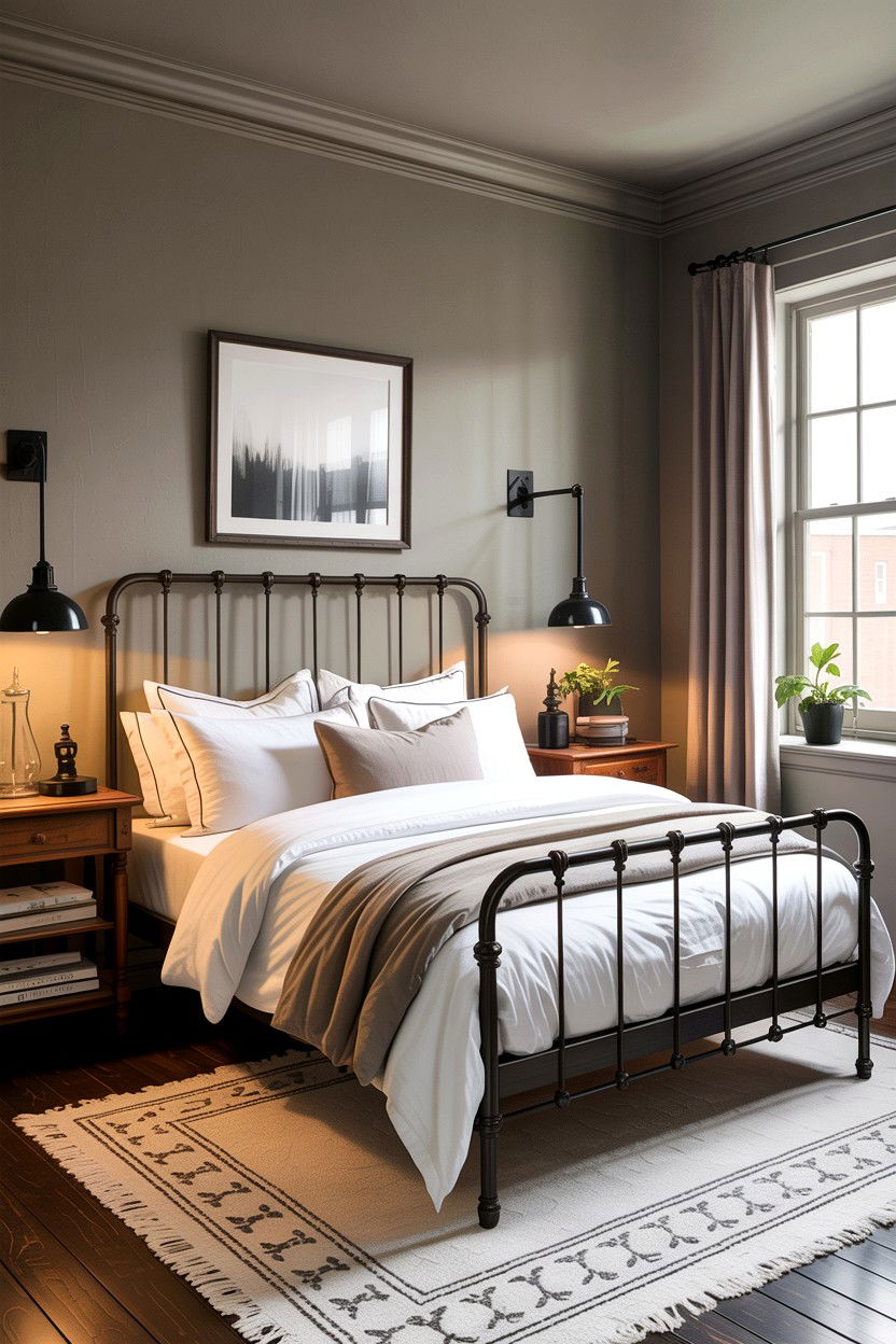 Greige Bedroom Black Accents - 30 greige bedroom ideas