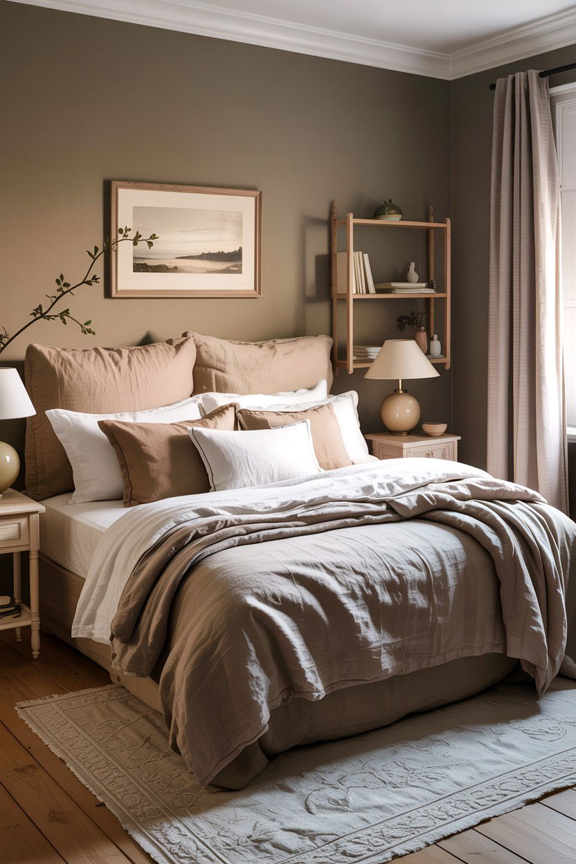 Greige Bedroom Linen Bedding - 30 greige bedroom ideas