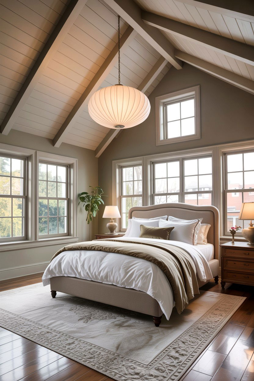 Greige Bedroom Vaulted Ceiling - 30 greige bedroom ideas