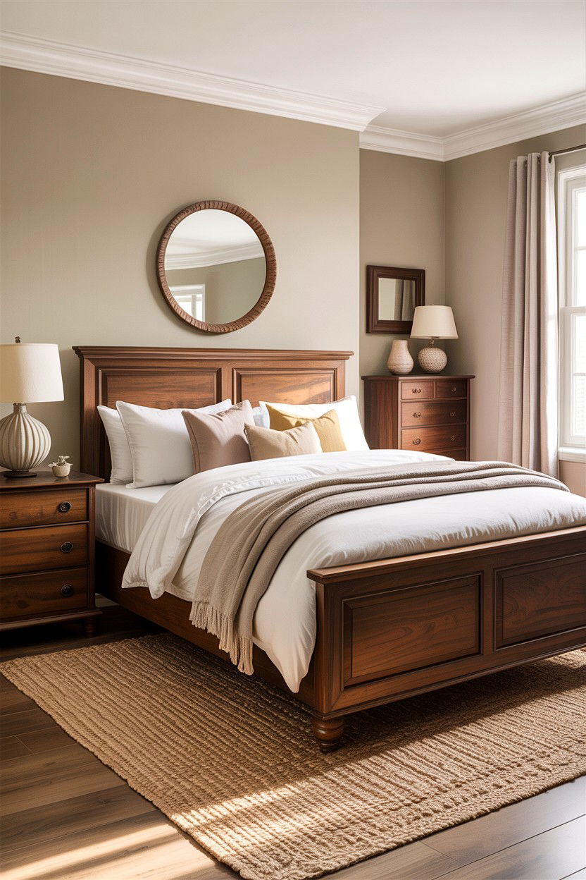 Greige Bedroom Wood Furniture - 30 greige bedroom ideas