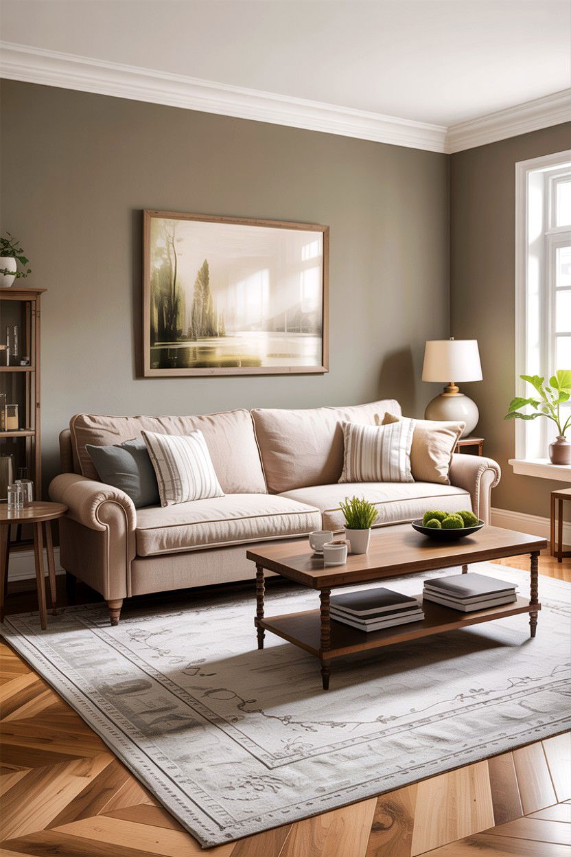 Greige Living Room - 30 all gray living room ideas