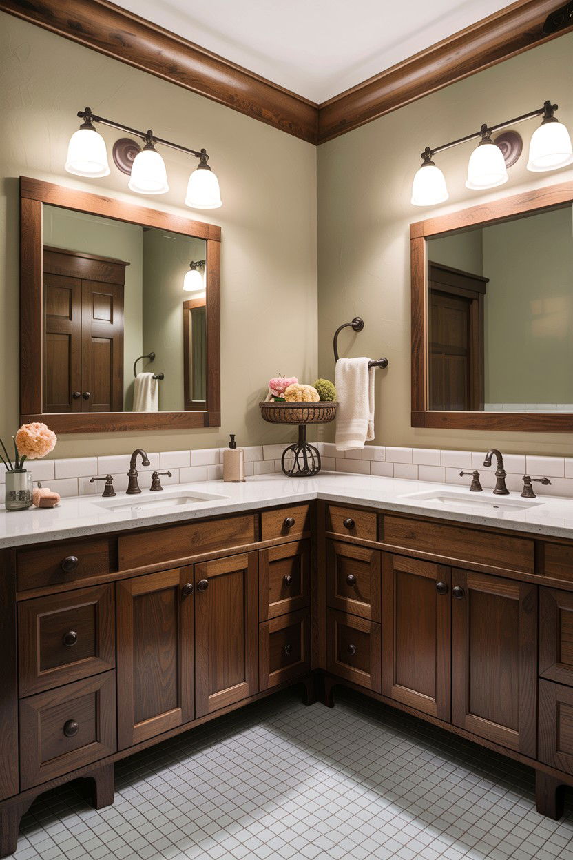 Greige craftsman bathroom - 30 greige bathroom ideas