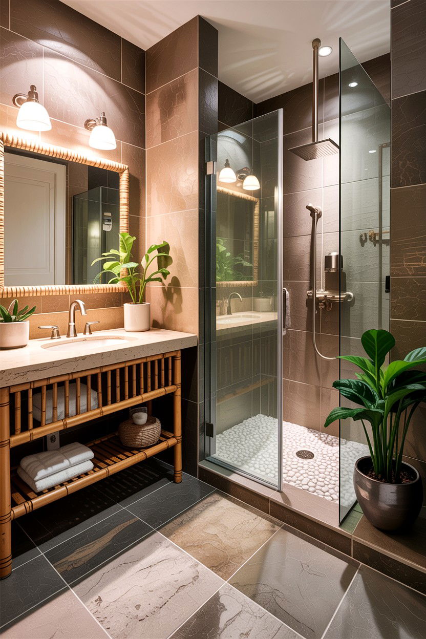Greige spa bathroom - 30 greige bathroom ideas