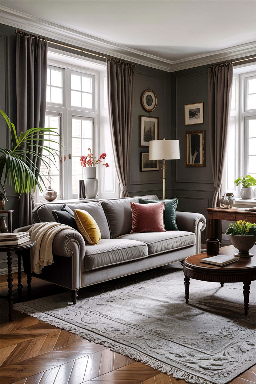 30 Traditional Grey Living Room Ideas to Inspire You