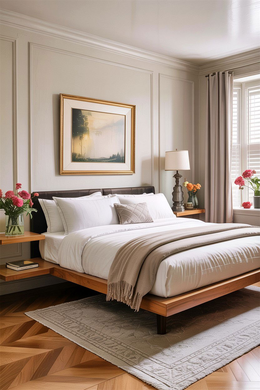 Guest Room Floating Bed - 30 bedroom floating bed ideas