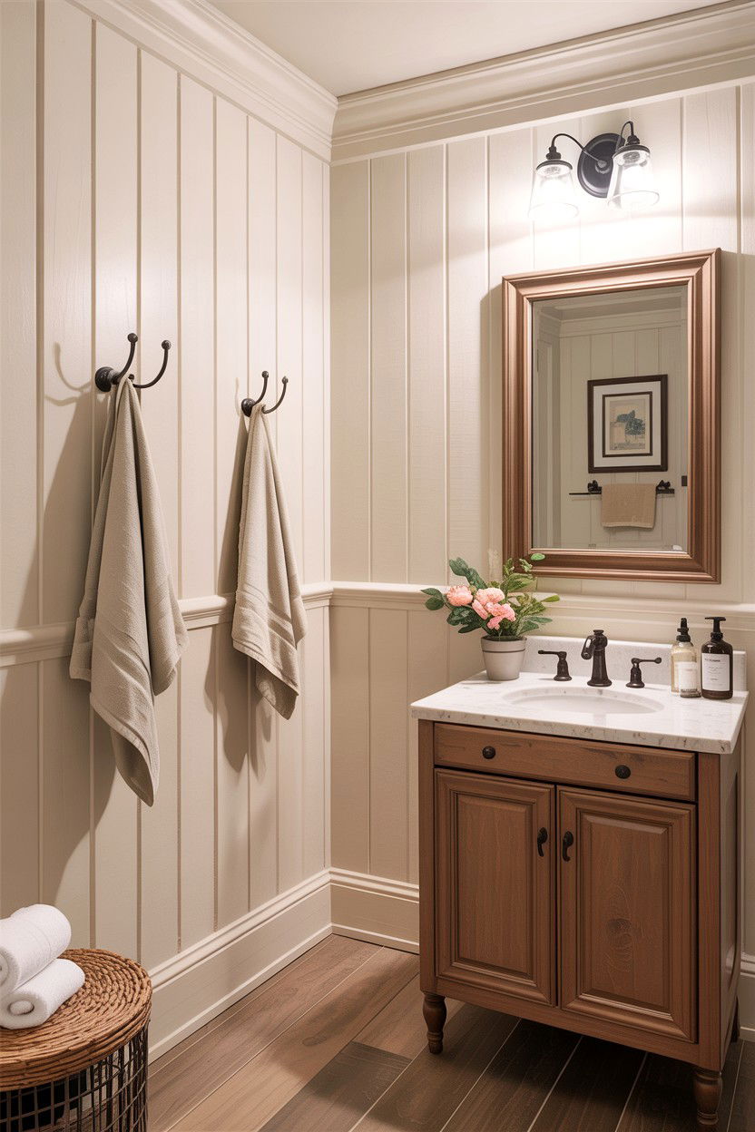 Guest bathroom board and batten - 30 bathroom board and batten ideas