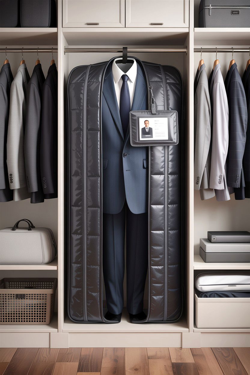 Gusseted Suit Storage Bag - 30 bedroom suit bags