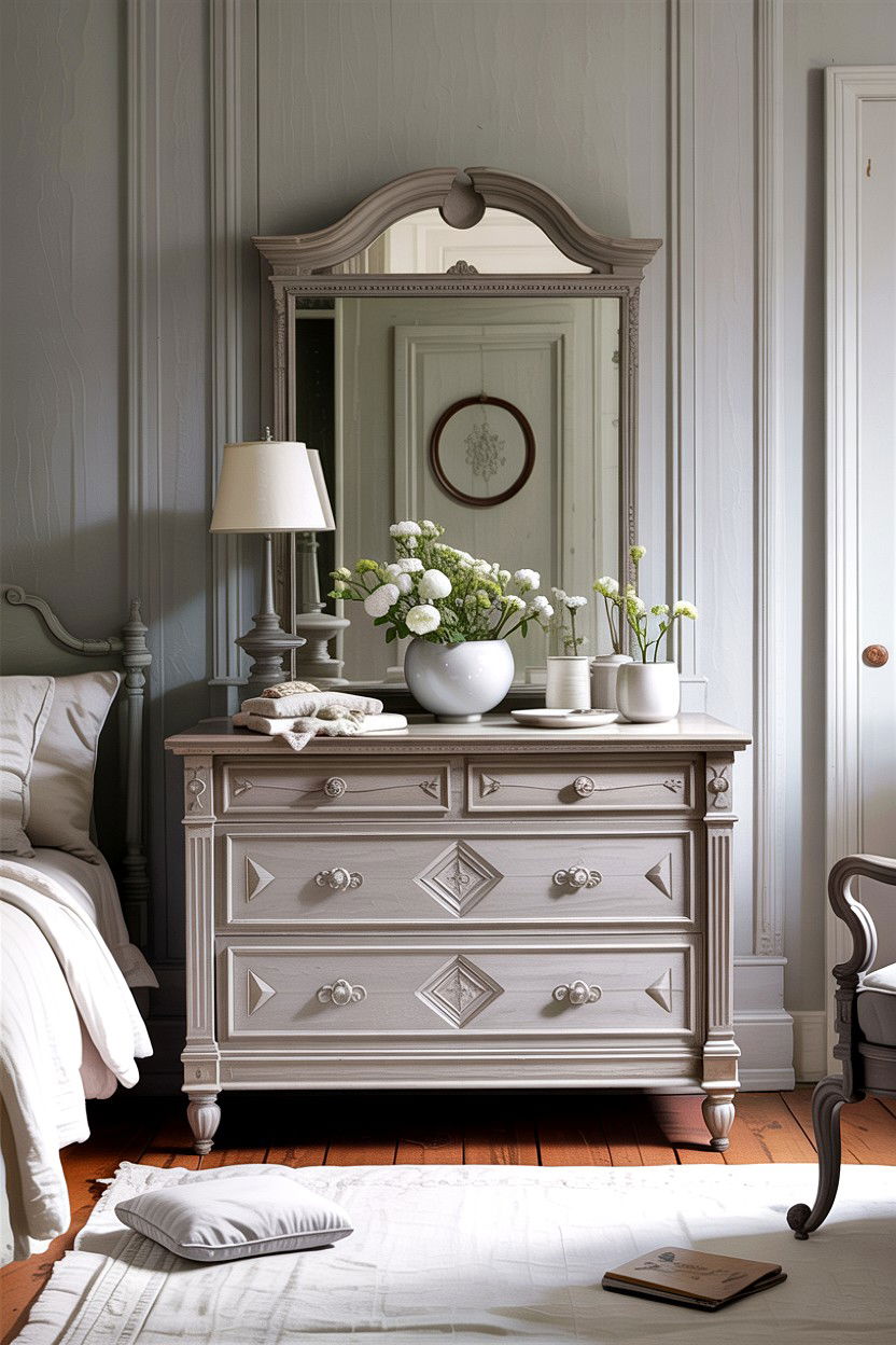 Gustavian Swedish Dresser - 30 bedroom vintage dressers