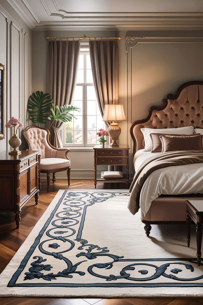 Hand Tufted Wool Rug - 30 bedroom wool rugs