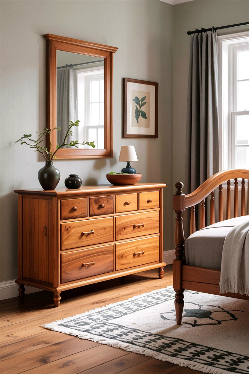 Handcrafted teak furniture - 30 Indian bedroom ideas