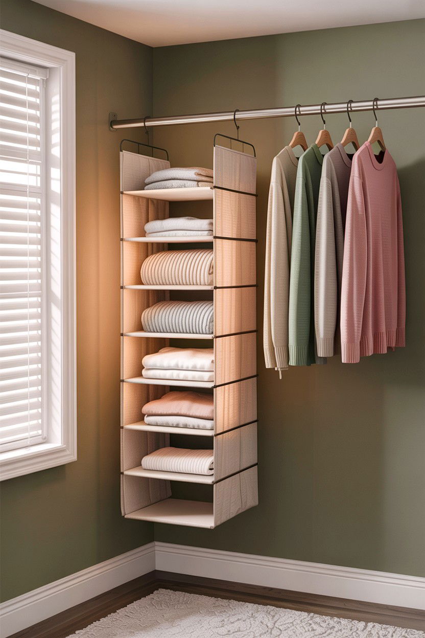 Hanging Closet Organizers - 30 bedroom storage bins
