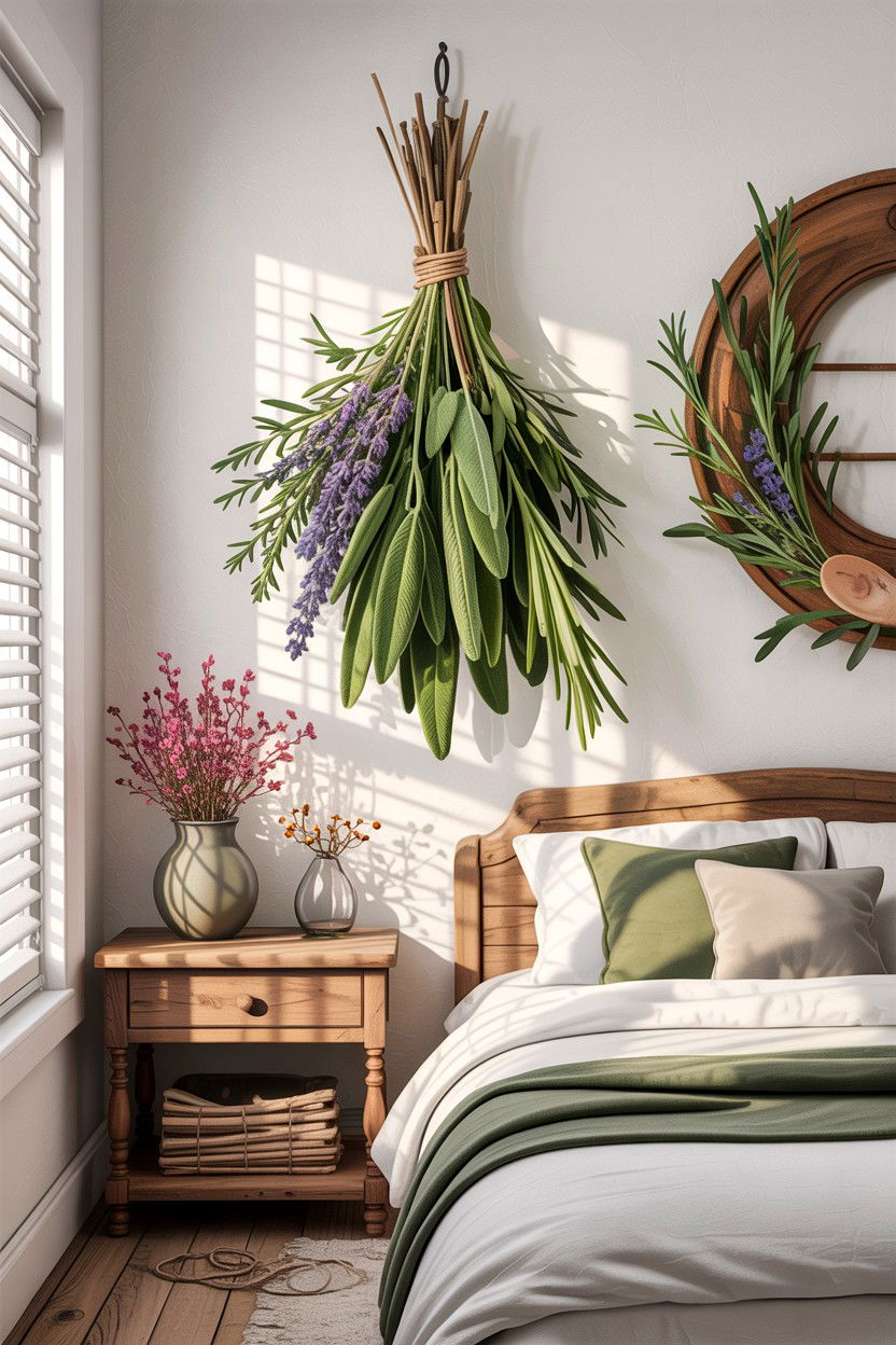 Hanging Herb Bundle - 30 bedroom dried flowers