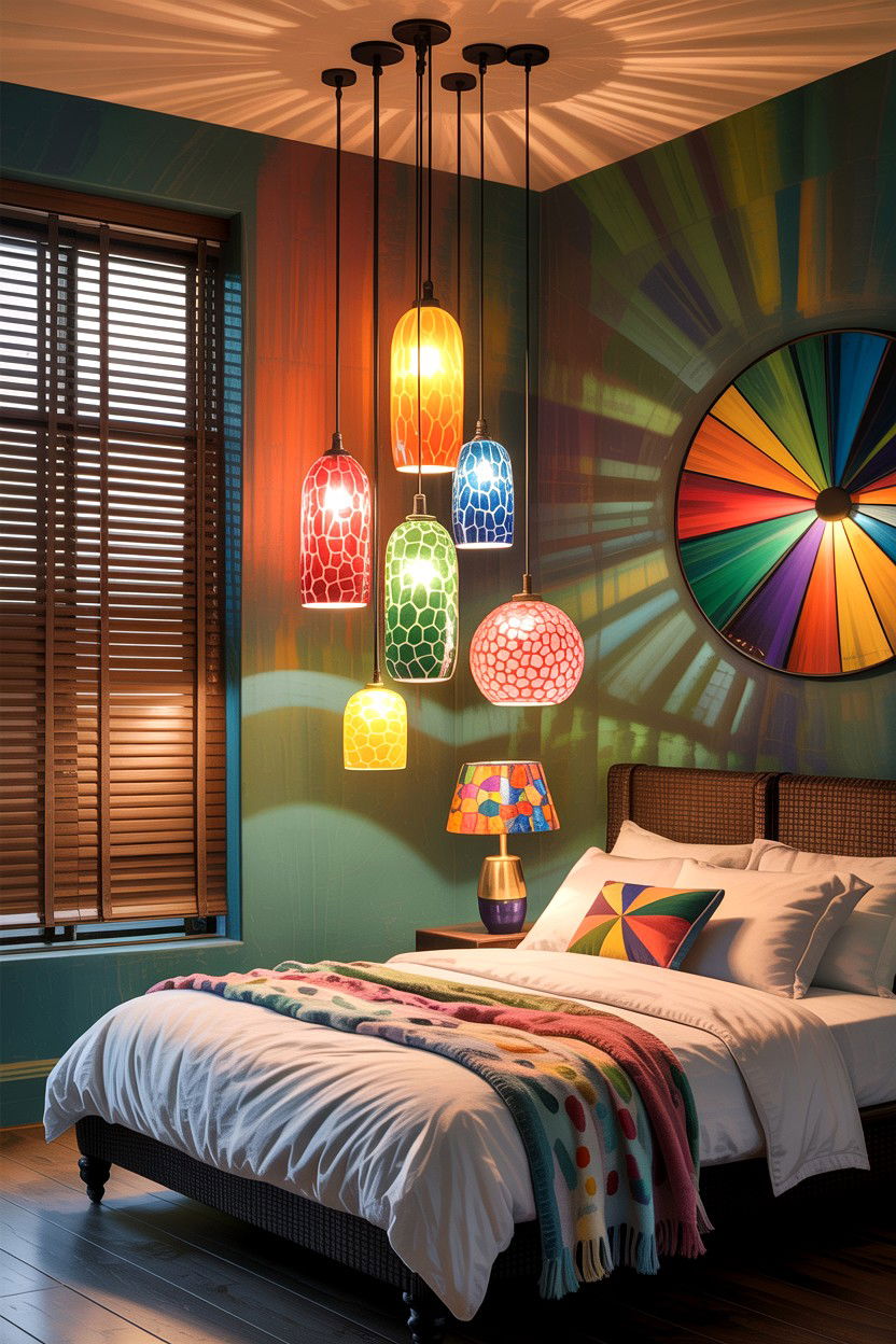 Hanging Pendant Light Bedroom - 30 Turkish bedroom ideas