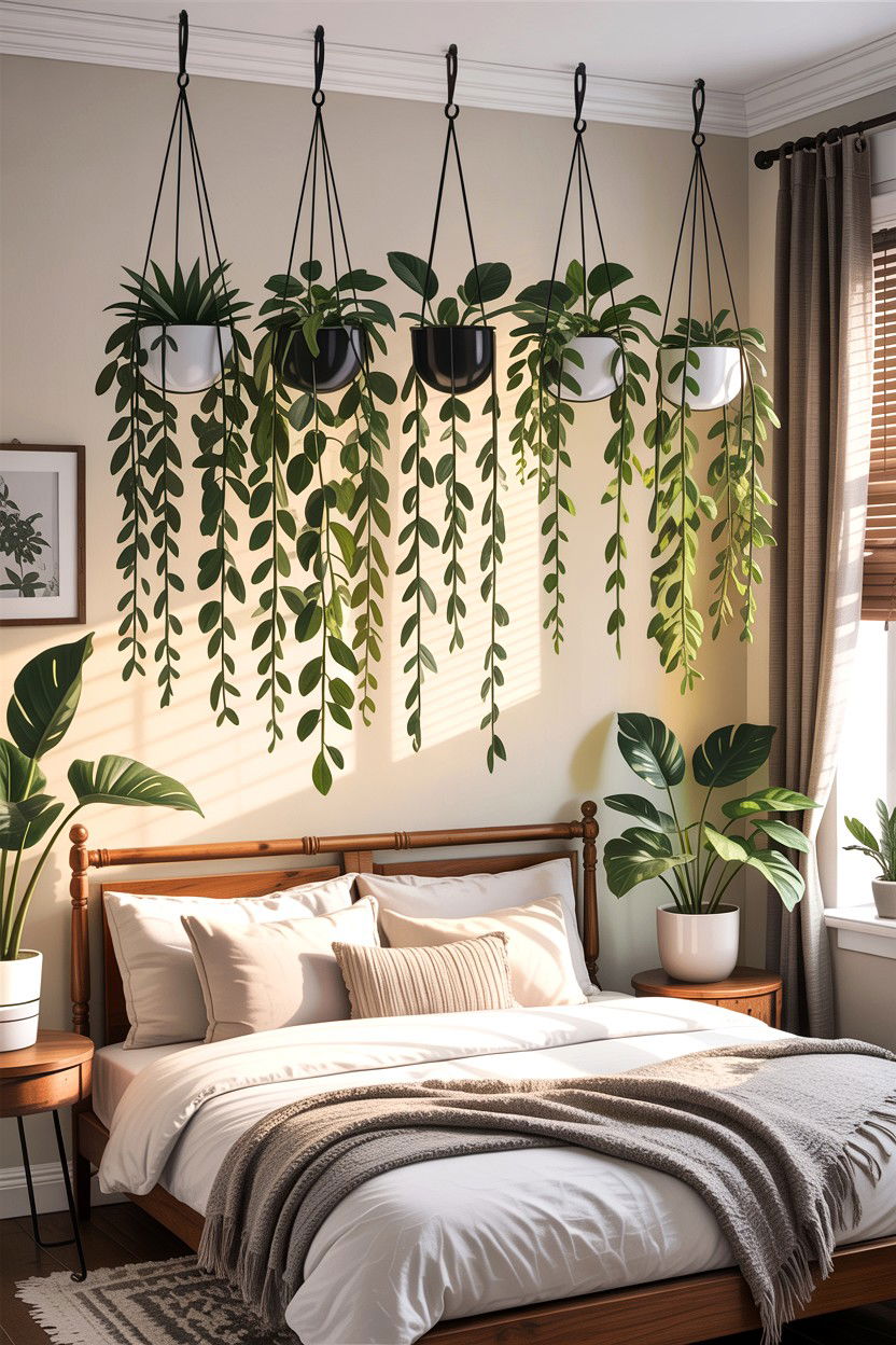 Hanging planters for bedroom - 30 bedroom planters