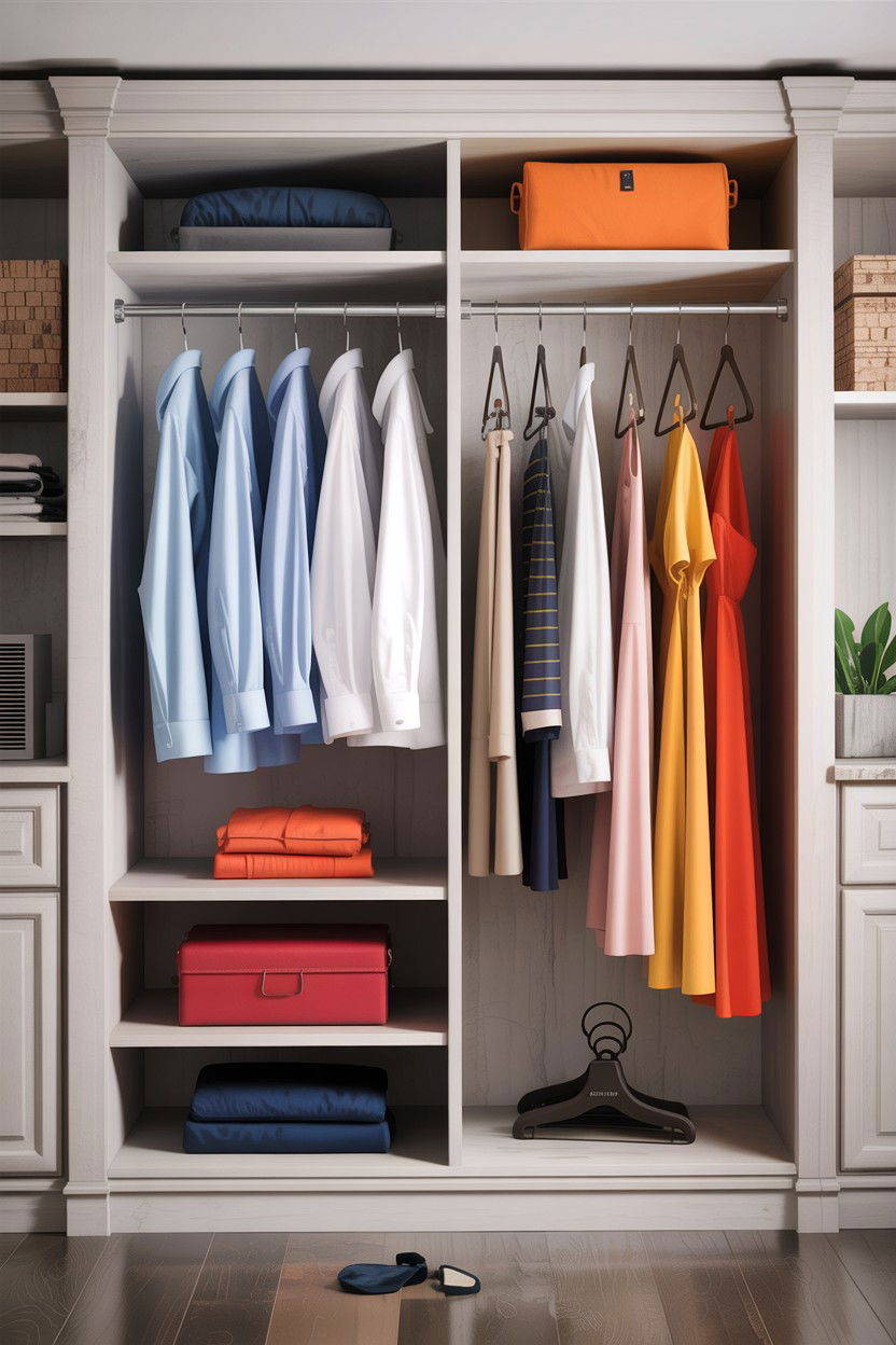 Hanging rod system - 30 bedroom closet systems