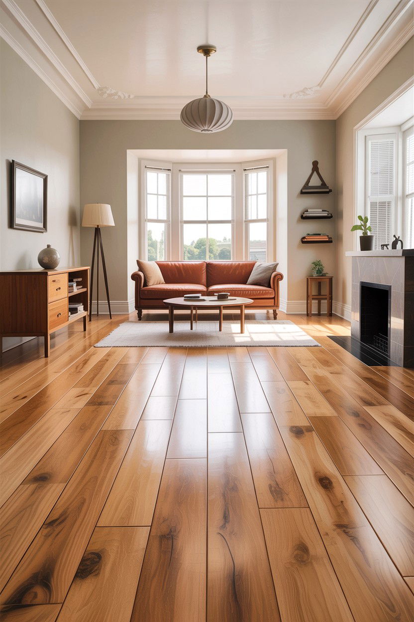 Hardwood Flooring - 30 living room enhancement ideas